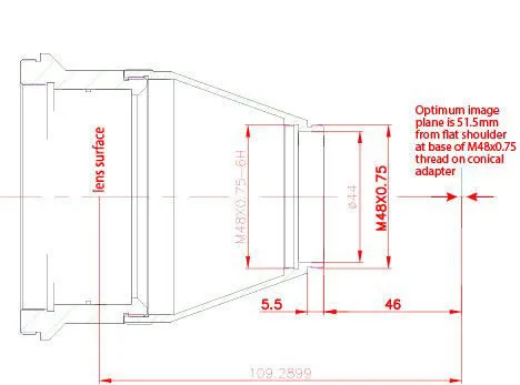 Altair PlanoStar 3" 1.0x Flattener for 102 110 115 130 refractors