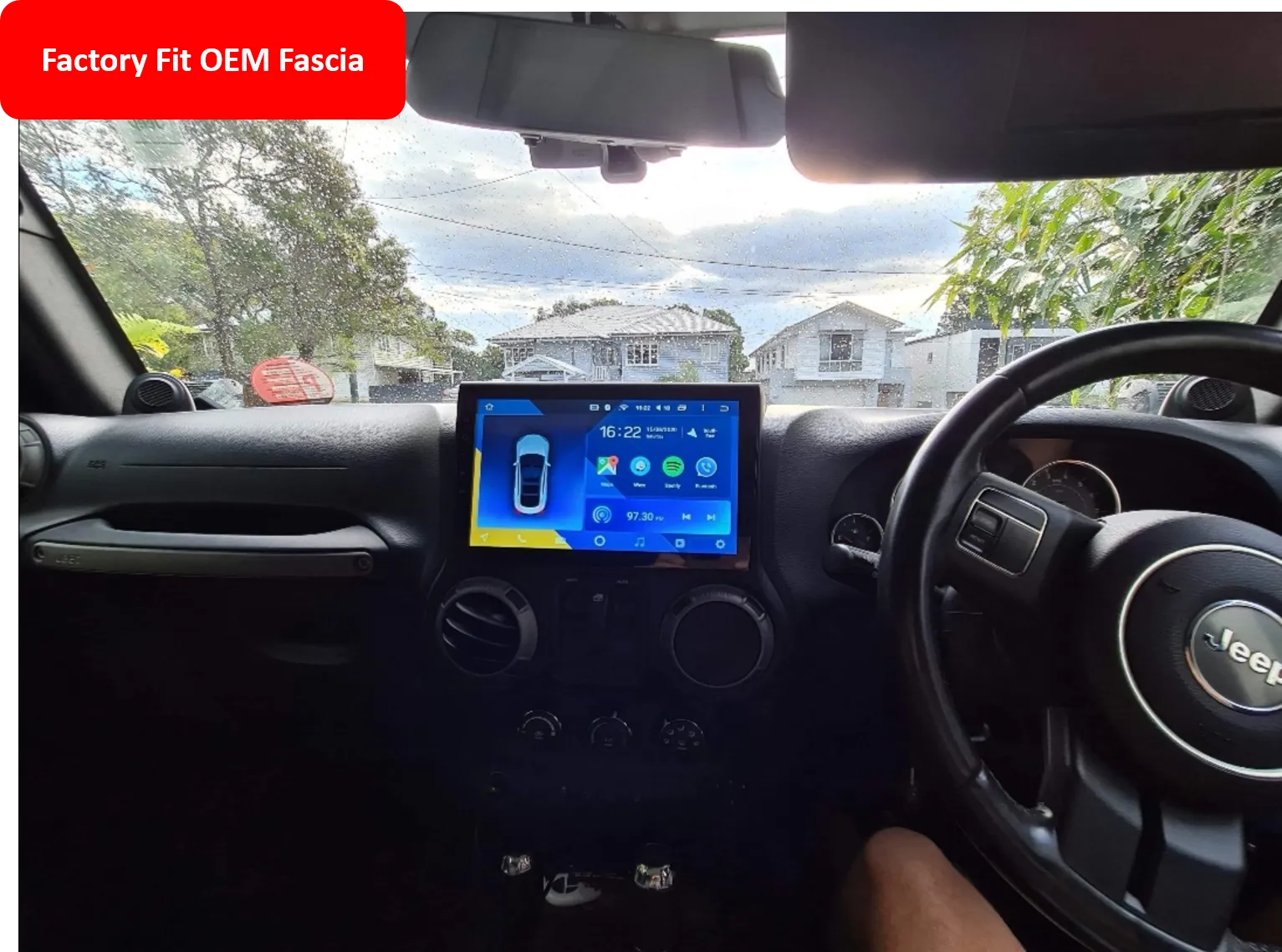 Car Dealz 10.2" Android 10.0 Volkswagen Touran 1 2003 - 2010 In Dash Plus OEM Fascia