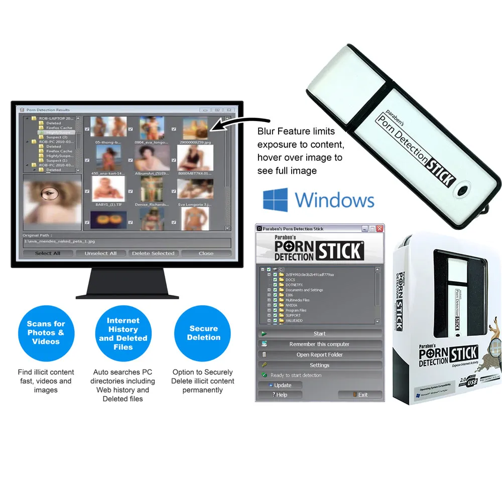 PBN-TECH PBN-PDS USB Porn Detection Scanner for Windows OS